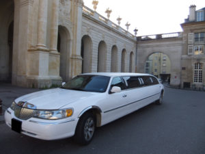 Location Limousine Voiture Chauffeur Lorraine Nancy Lincoln Blanche